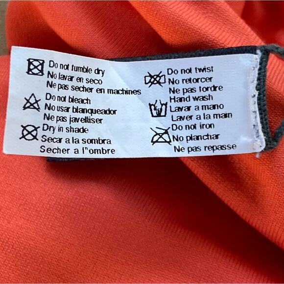 Maaji Mandarine The Beverly Bikini Top Reversible Embroidered Palm Size Medium - Picture 10 of 10